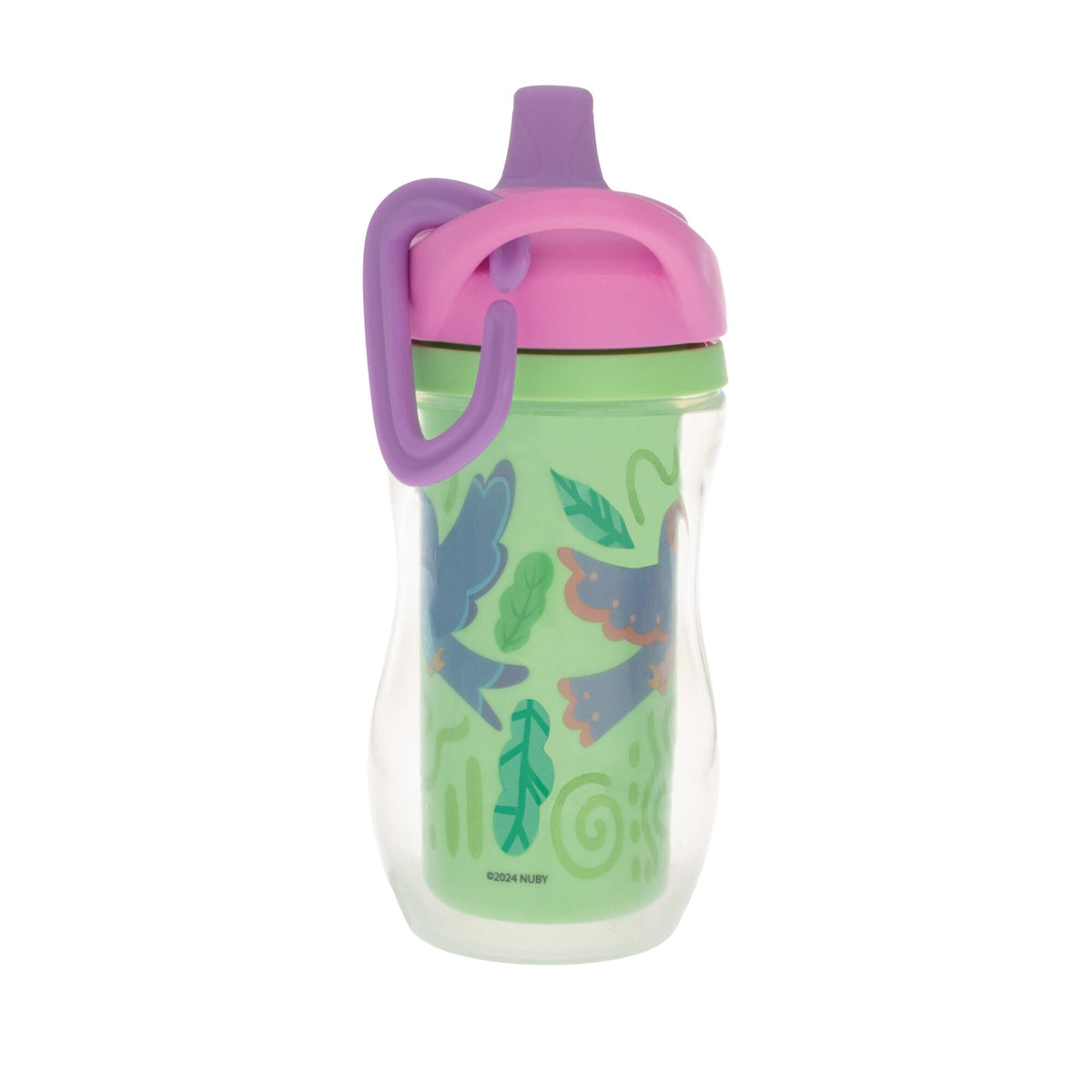 Active Sipper Insulated Cup | Green & Pink